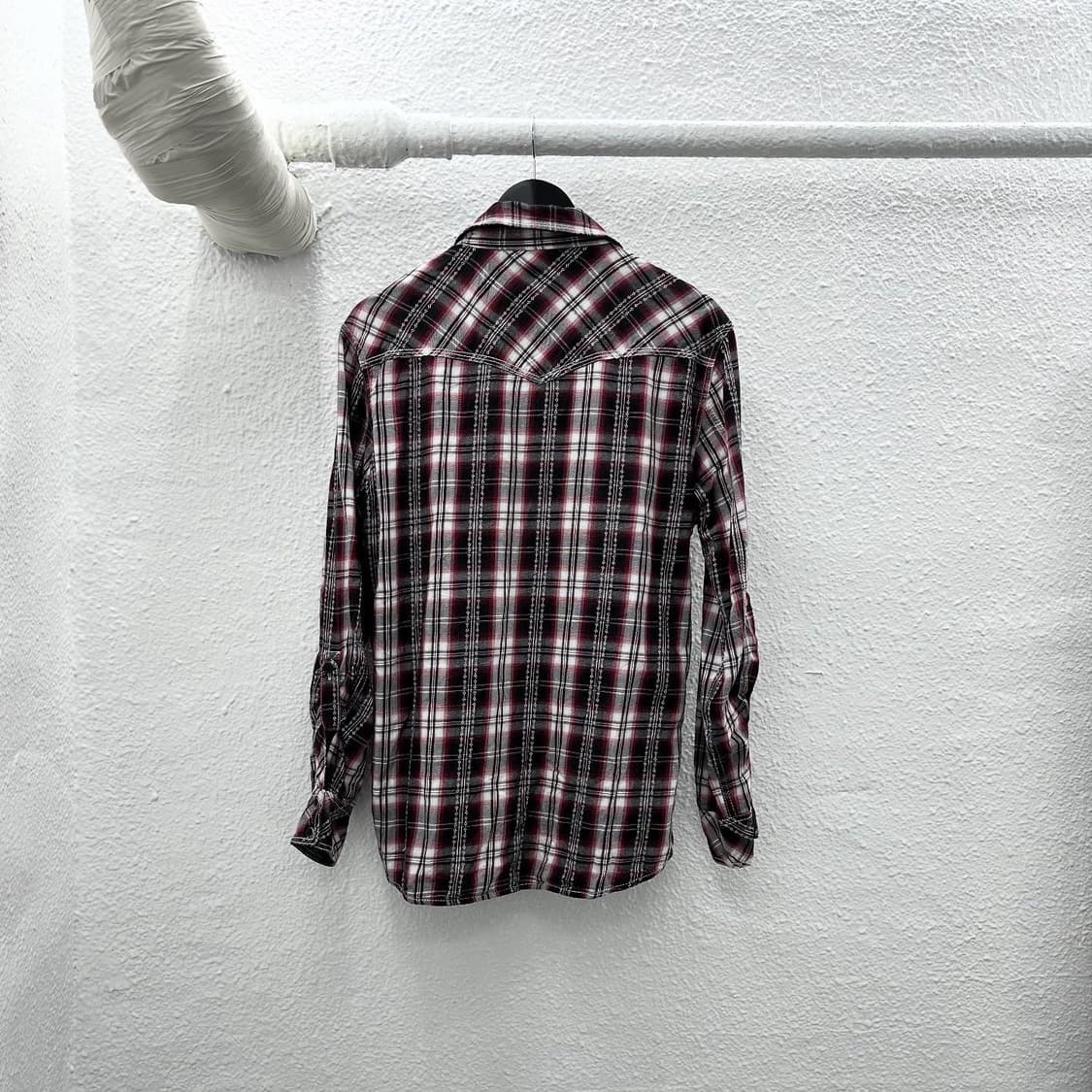 Villand punk check pattern shirts 상품이미지5