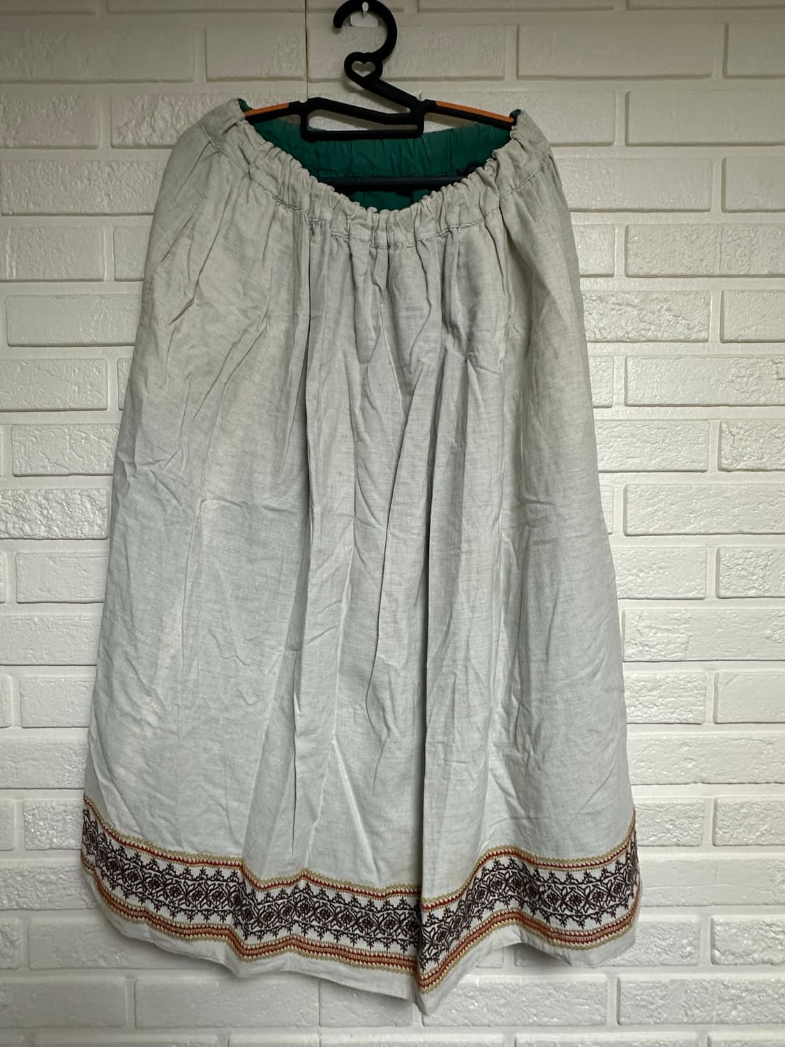 히피무드 자수 롱치마 상품이미지1