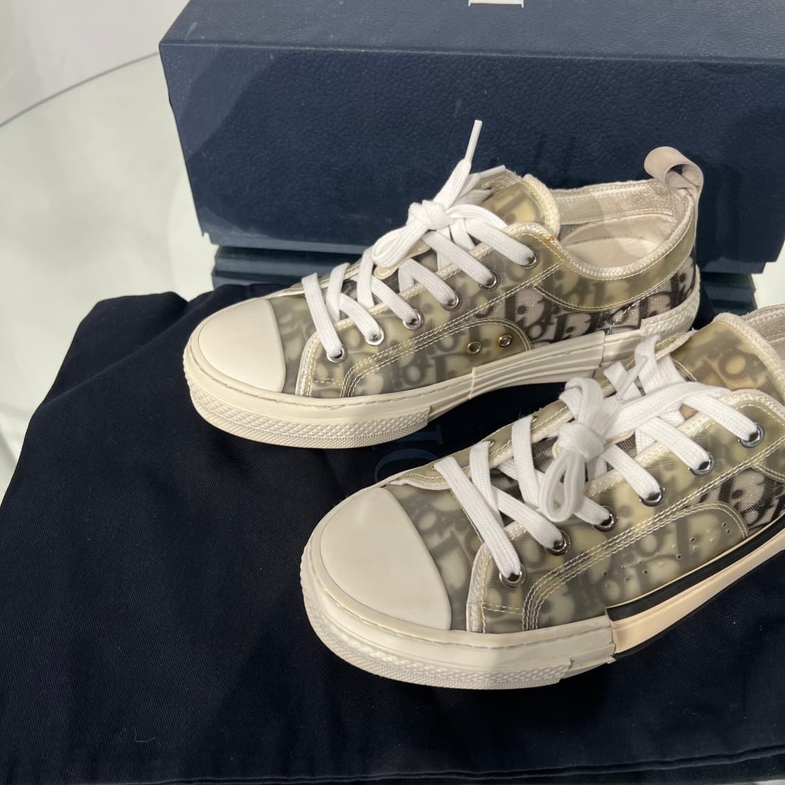 [정품] 디올 오블리크 B23 스니커즈 39사이즈 상품이미지4