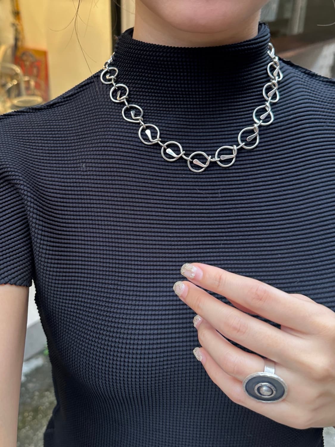 Mexico Agua Circle 925Silver Necklace 상품이미지9
