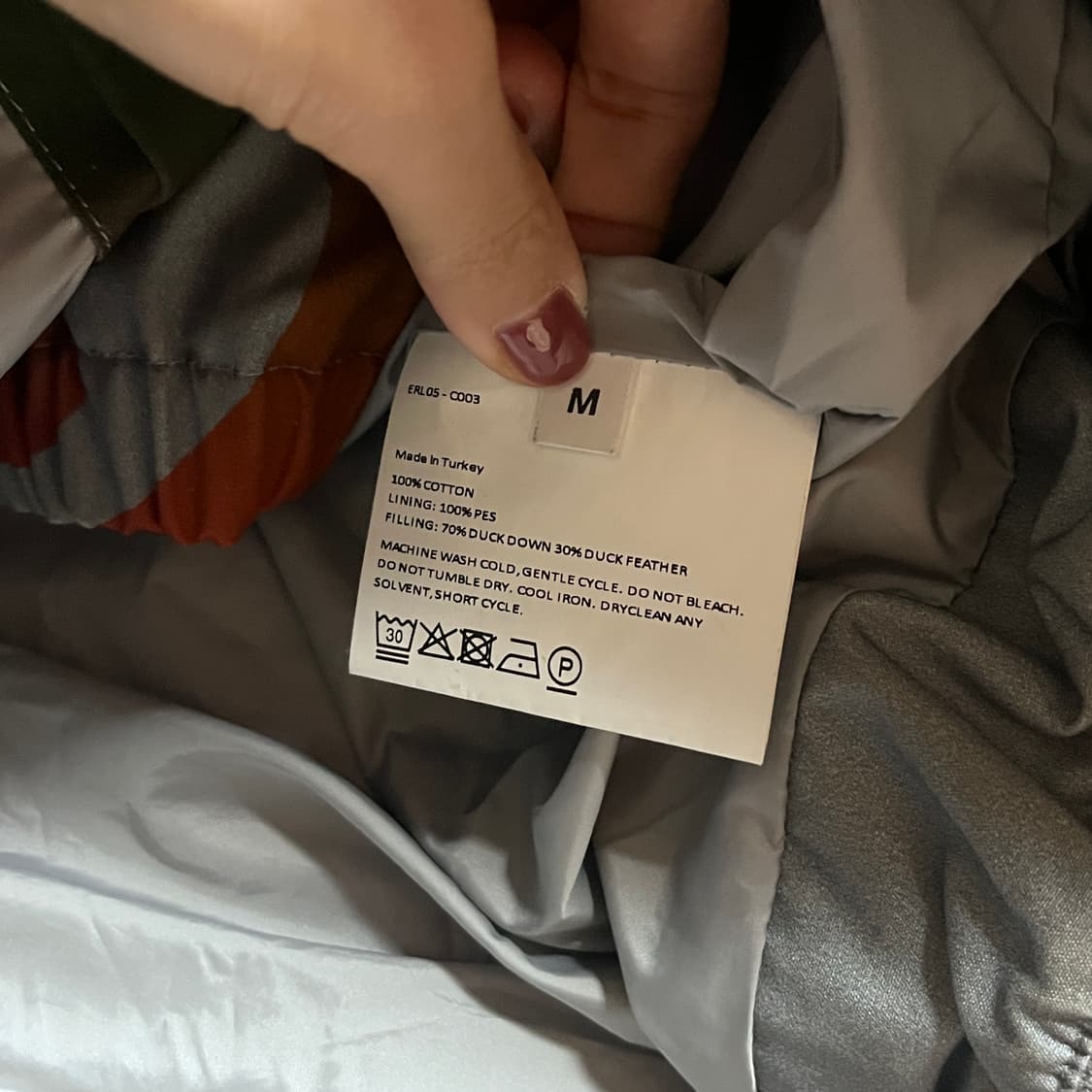 ERL 선셋 패딩 M 상품이미지4