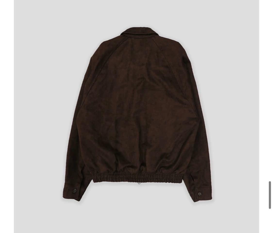 poszer 스웨이드 해링턴 자켓 (브라운) 상품이미지9