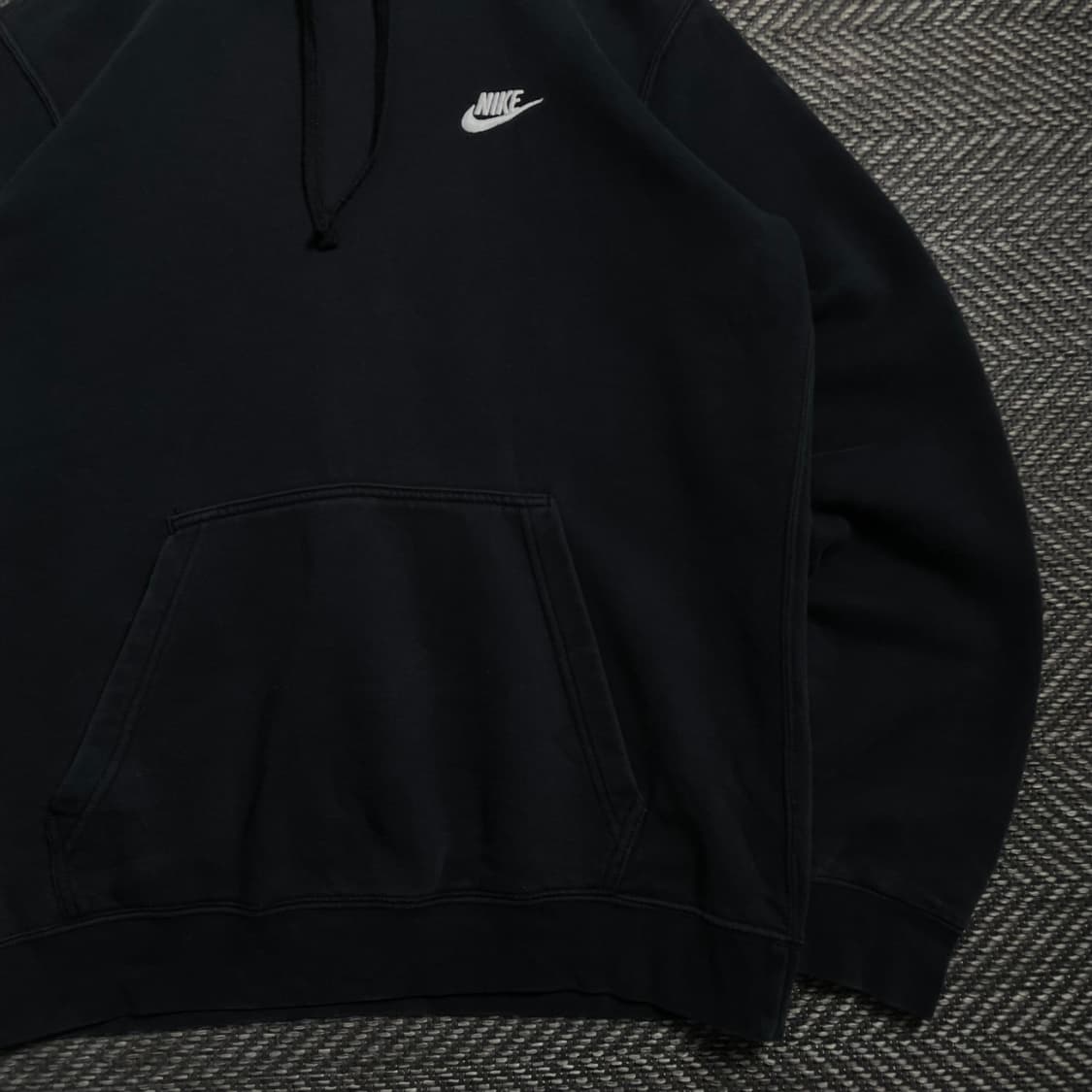 나이키 스우시로고 후드 티셔츠 블랙 y 4032 상품이미지3