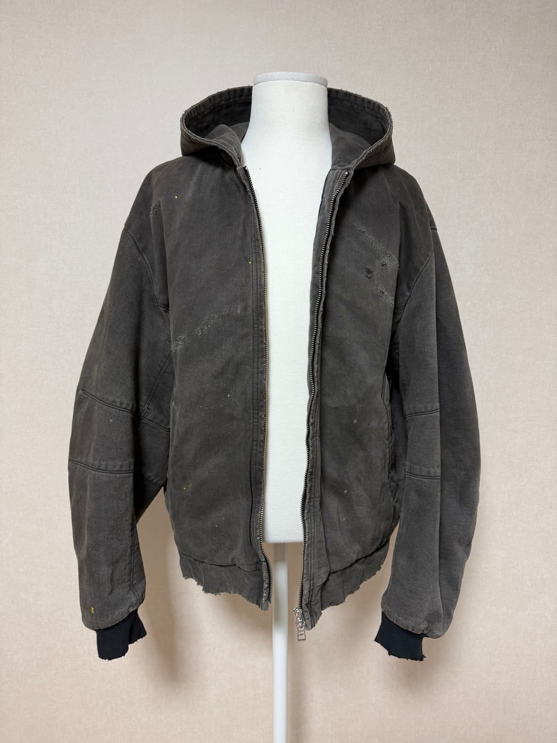 Vuja De Beck Destroyed Hooded Bomber 상품이미지1