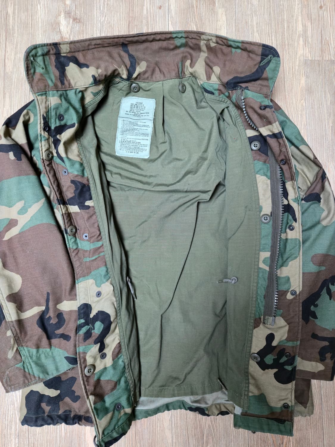 미군 우드랜드 m65 야상 필드자켓 야전잠바 상품이미지2