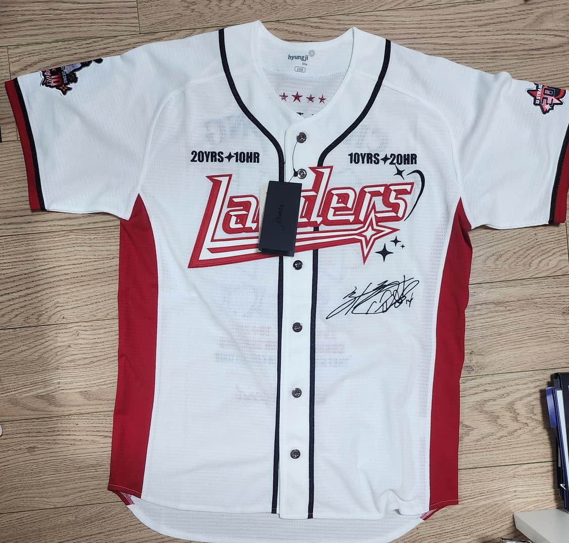 (새상품) ssg최정 20×10×20 연속홈런 기념 유니폼 상품이미지2