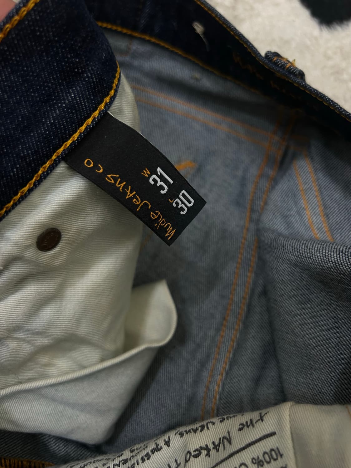 [31]누디진 롱존 데님팬츠/진청/스판 상품이미지5