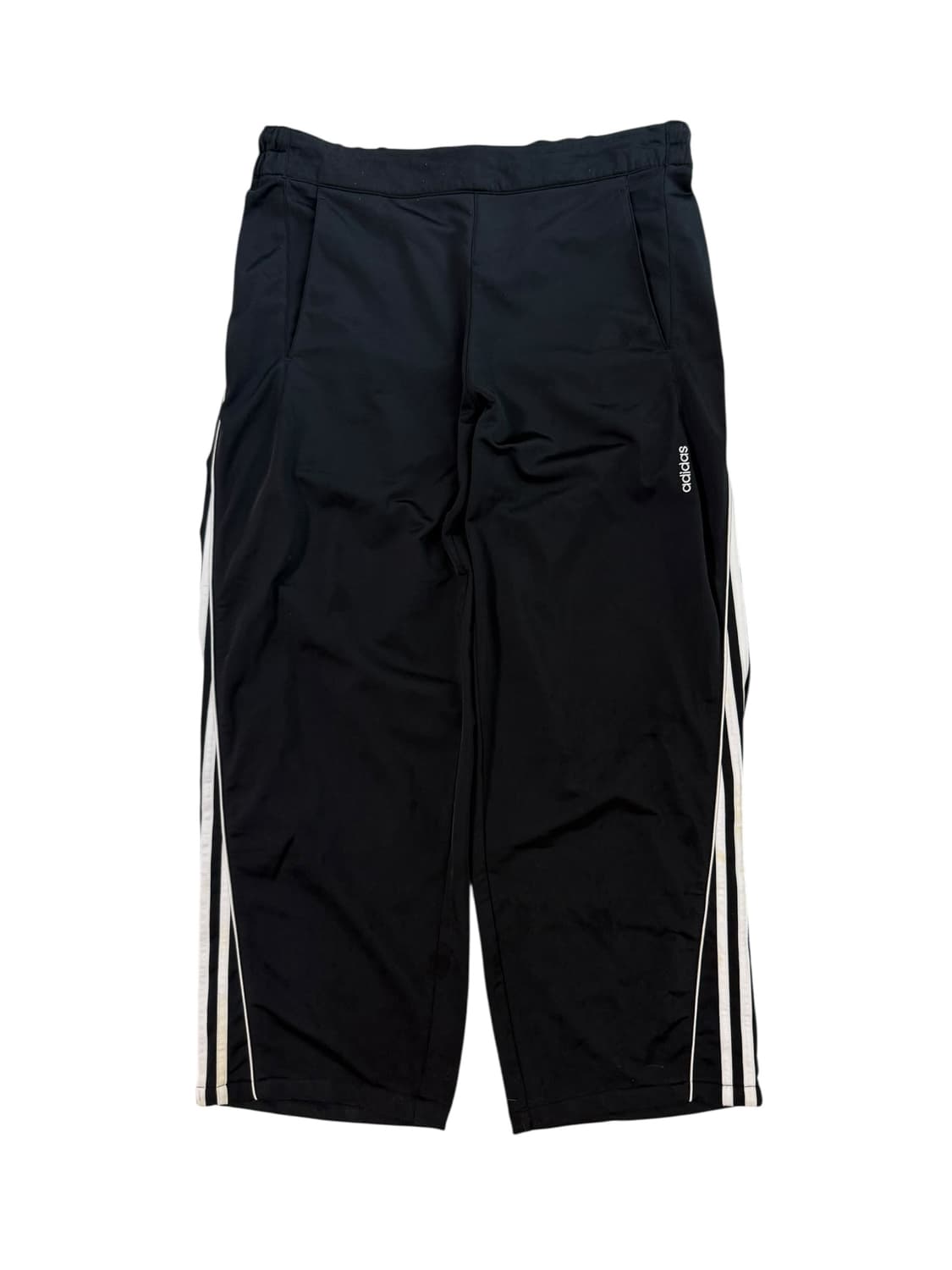 아디다스 블랙 와이드 트랙팬츠 상품이미지5