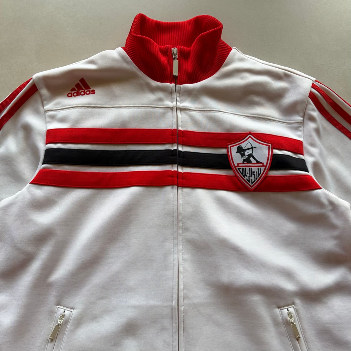 [L]아디다스 이집트 자말렉 화이트 트랙탑 져지 상품이미지4