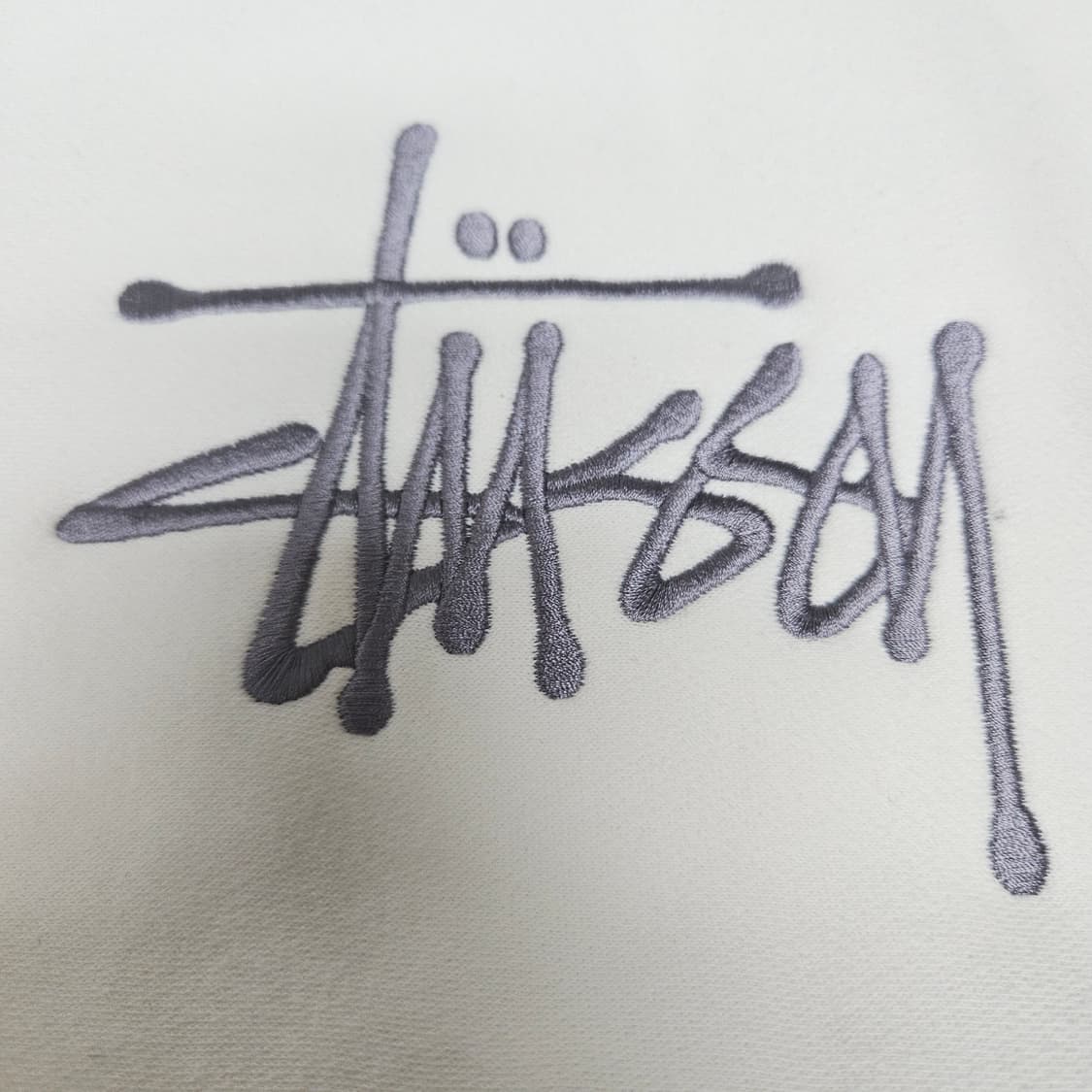 스투시 베이직 아플리케 후드 애쉬헤더 L (정품, 미사용 새상품) 상품이미지4