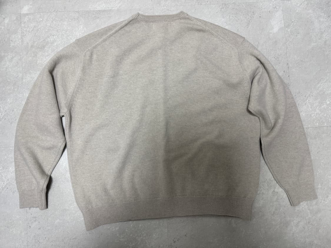 24fw 크루넥 베이지 니트 3 상품이미지2