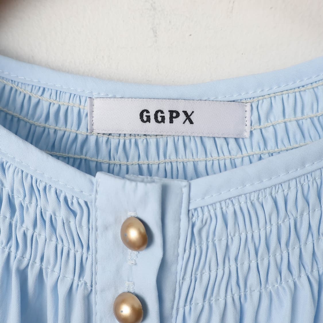 66/GGPX 넥셔링 반팔 블라우스 상품이미지6