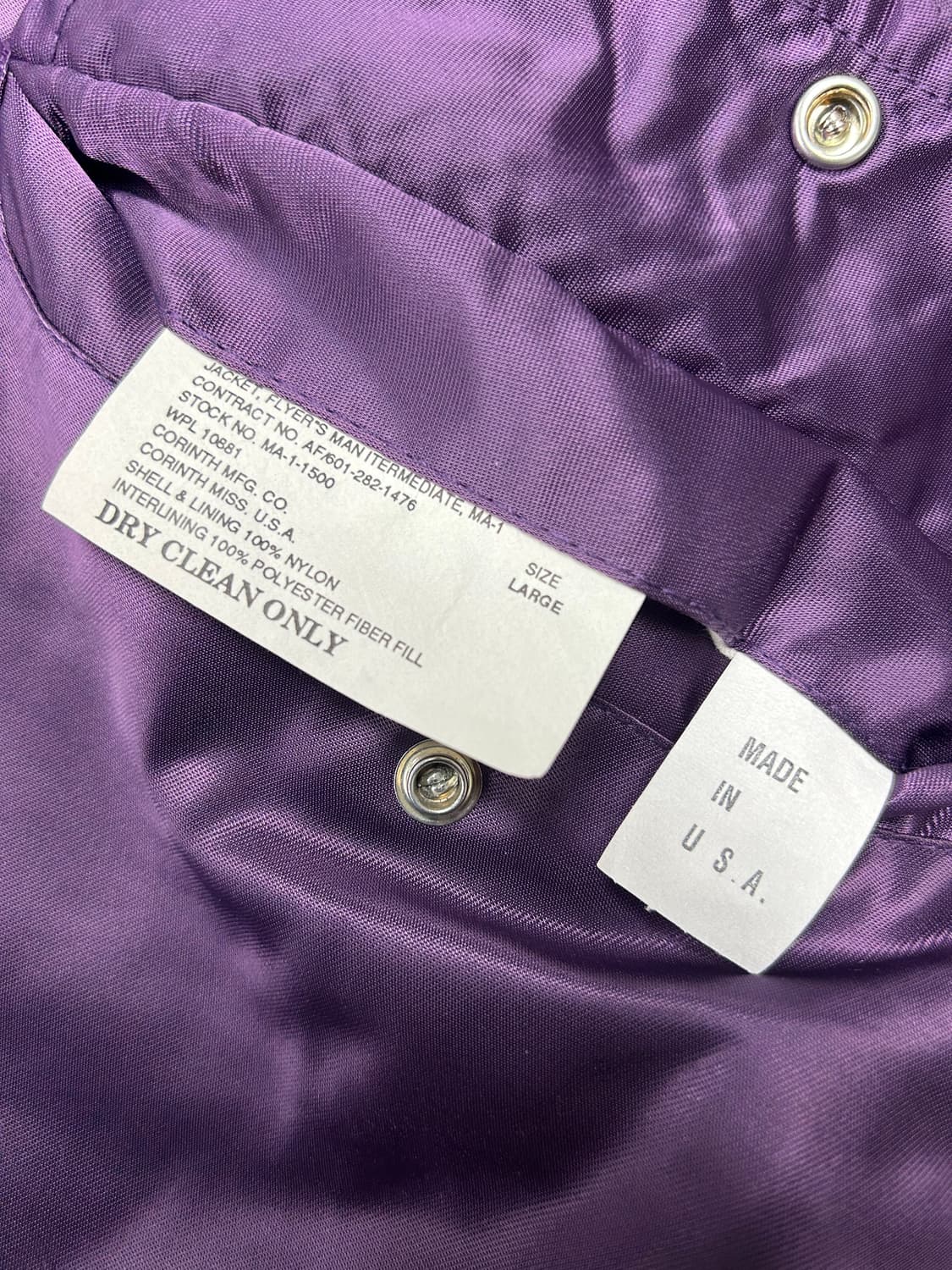 90s CORINTH MFG.CO MA-1 상품이미지9