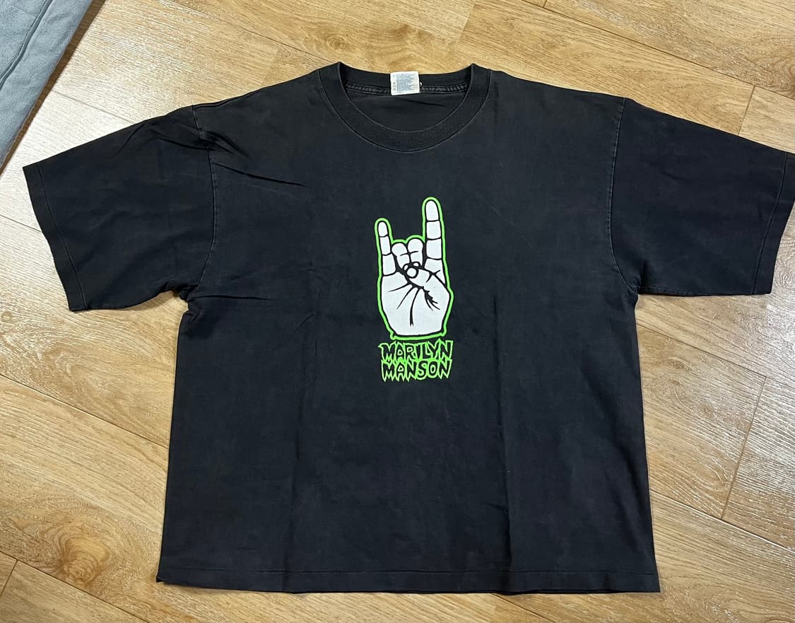 90s og 마릴린 맨슨 밴드 티셔츠 판매합니다 상품이미지1