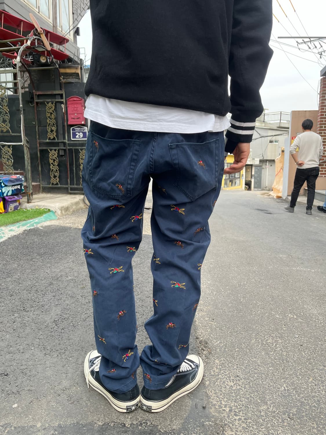 폴로 자수 치노팬츠 상품이미지7