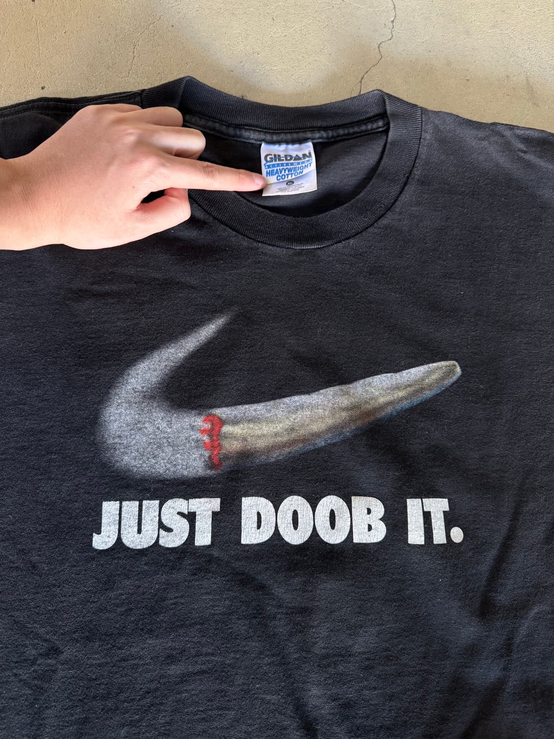 420$ Vintage just doob it shirt XL 상품이미지2