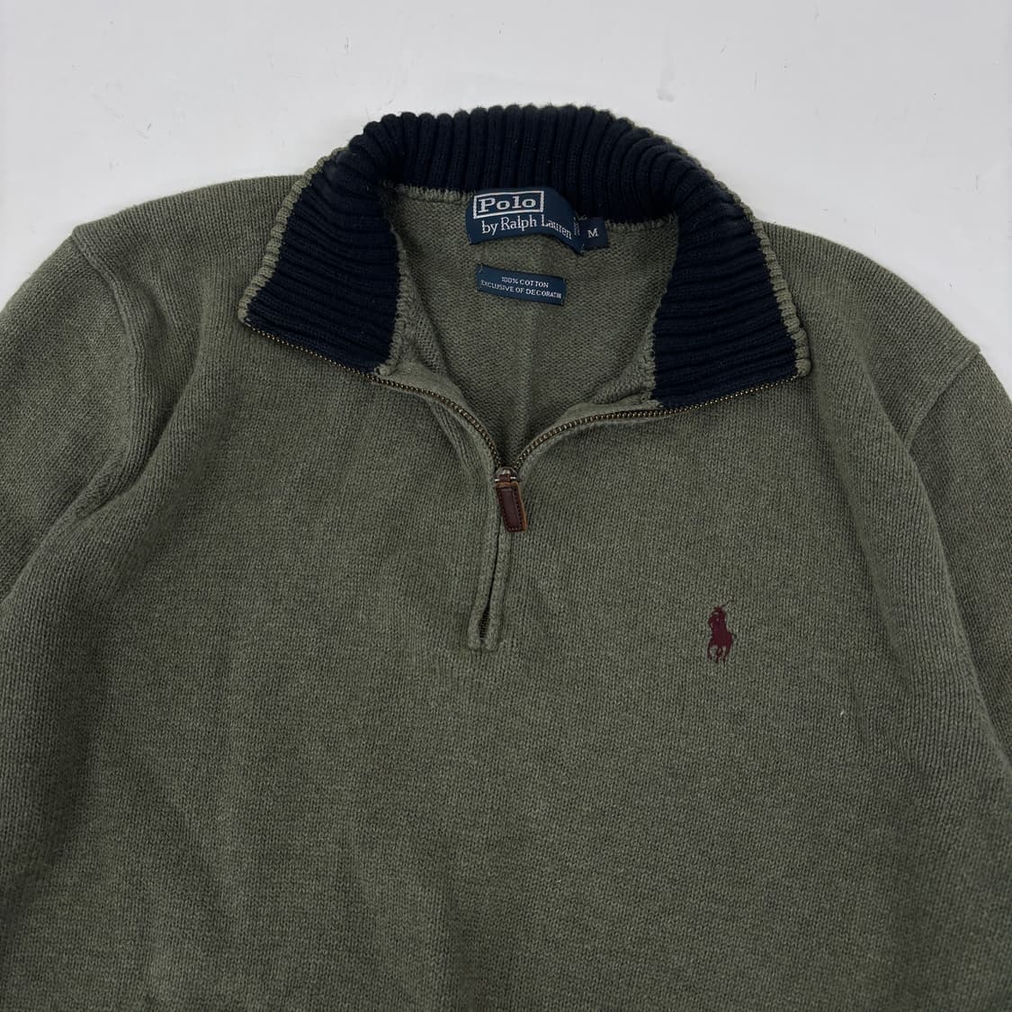 폴로 반집업 니트 상품이미지5