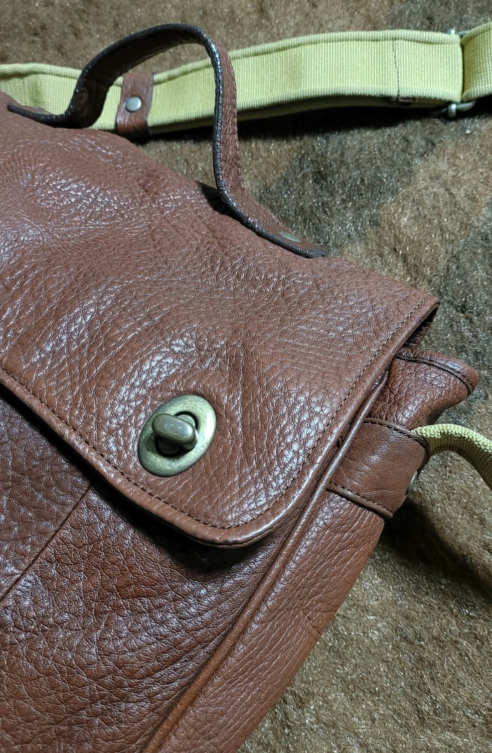 미국산 남녀공용 가죽 숄더백(31*28) 상품이미지5