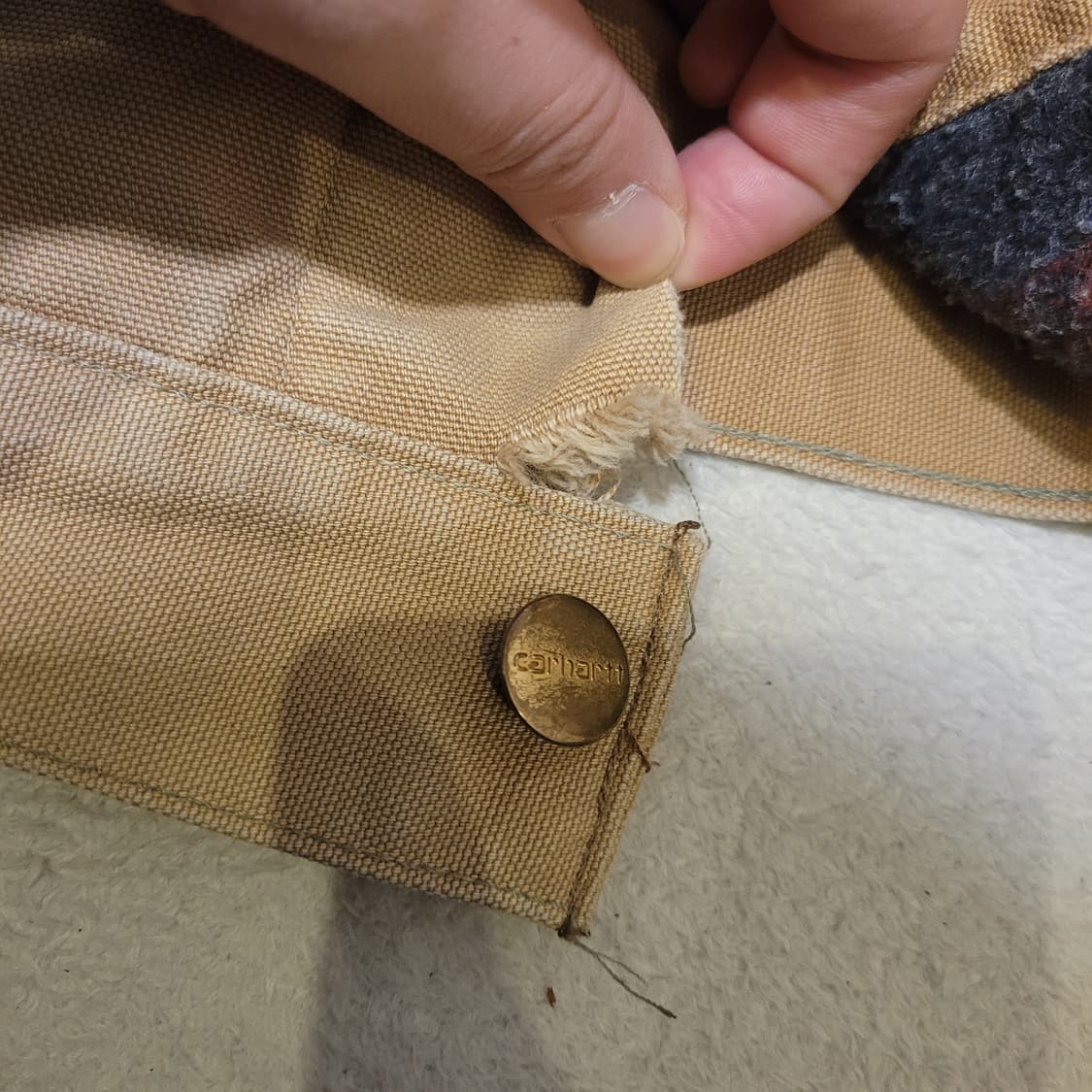 칼하트 90s J09 트러커 자켓 46 상품이미지7