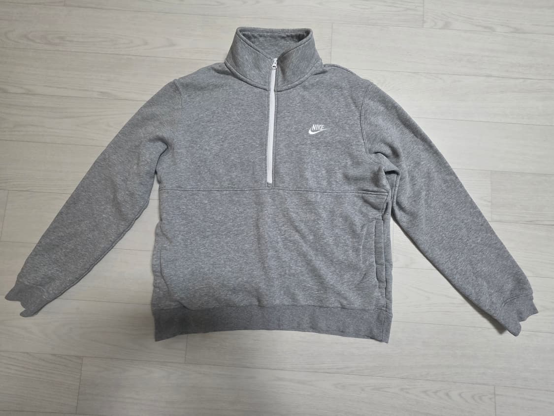 나이키 하프집업 맨투맨 그레이 100사이즈 상품이미지1