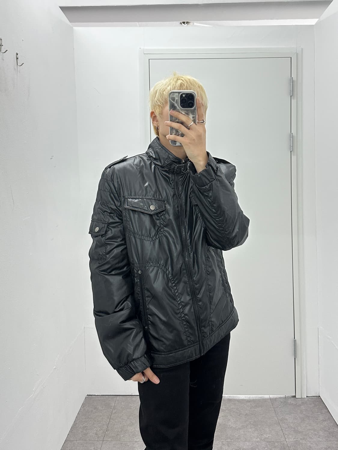 Get used motor padded jacket 상품이미지1