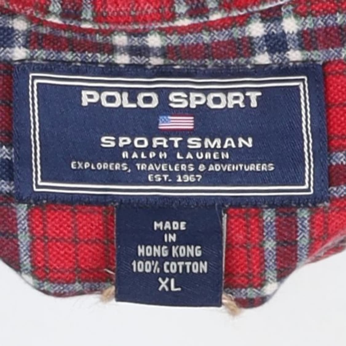 90s Polo Sport Classic Tartan Polo Shirt 상품이미지7