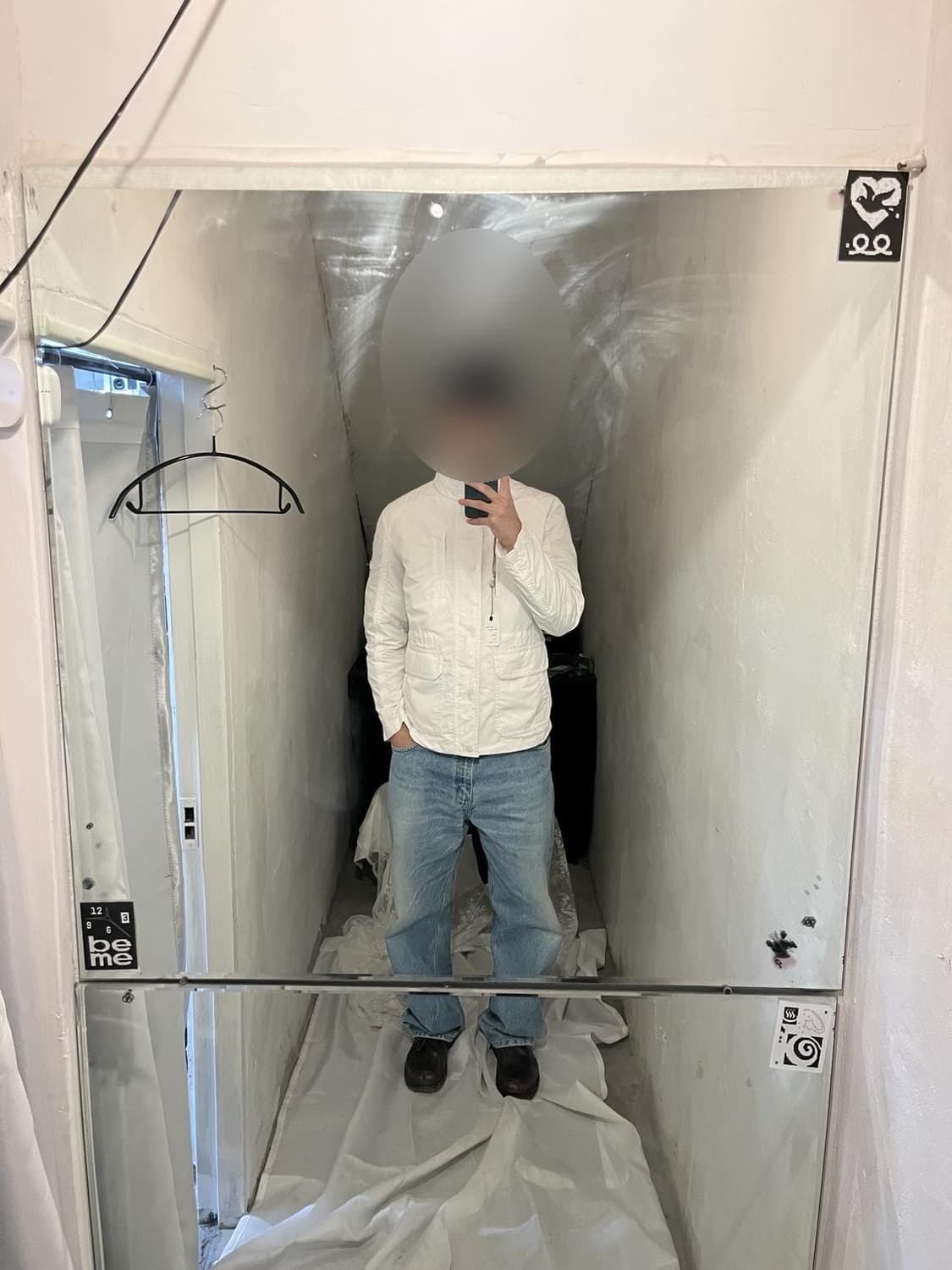 시리즈 화이트 바람막이 자켓  상품이미지8