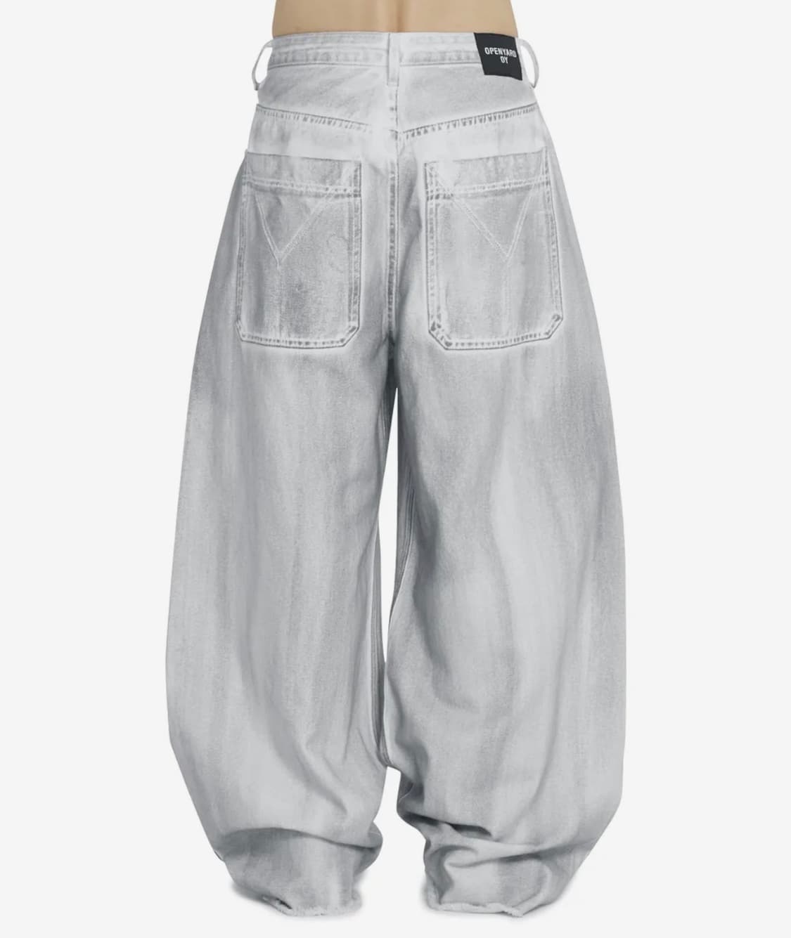 OY RAW HEM STITCHED WIDE VOLUME PANTS 상품이미지2