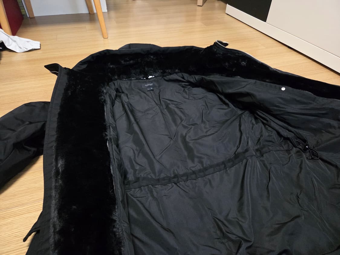 질스튜어트 뉴욕 탈착퍼 후드 구스다운 롱패딩  상품이미지5