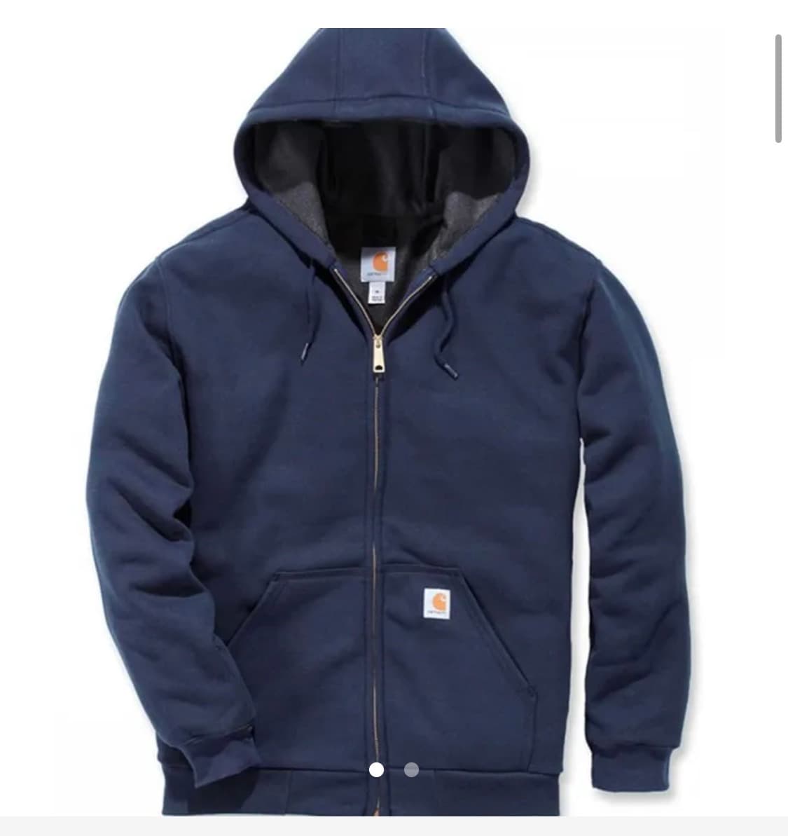 칼하트 네이비 후드집업 상품이미지1