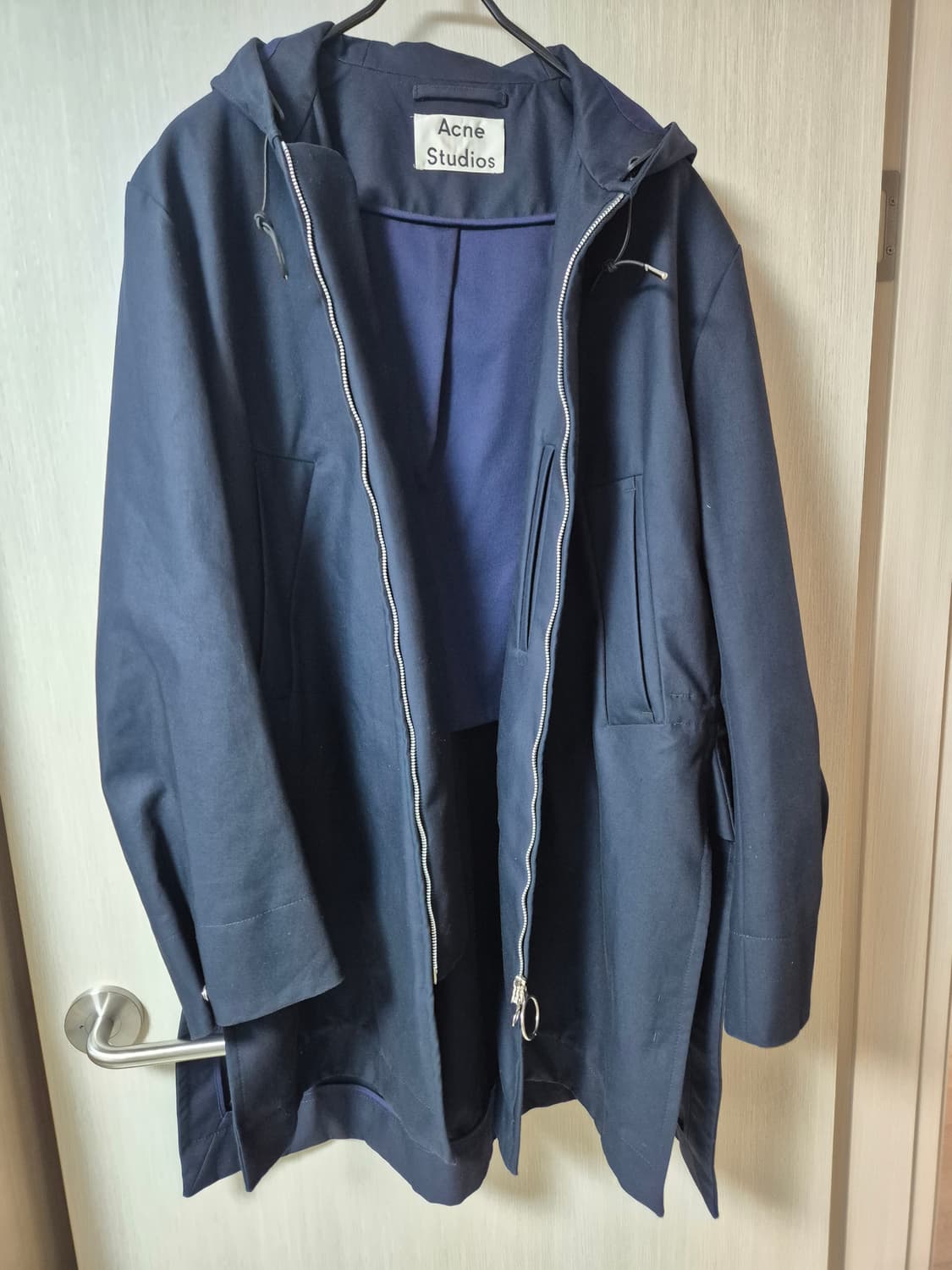 (정품) Acne 아크네 스튜디오 멜트 오버핏 후드 코트 48 상품이미지5