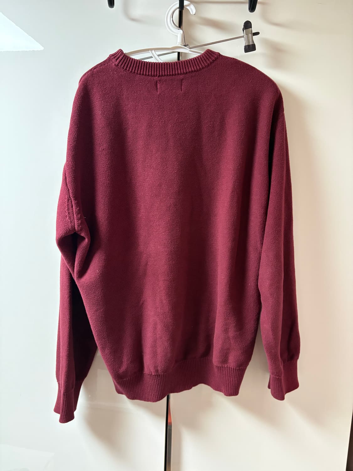 위캔더스 피로 콜라보 니트 버건디 상품이미지4