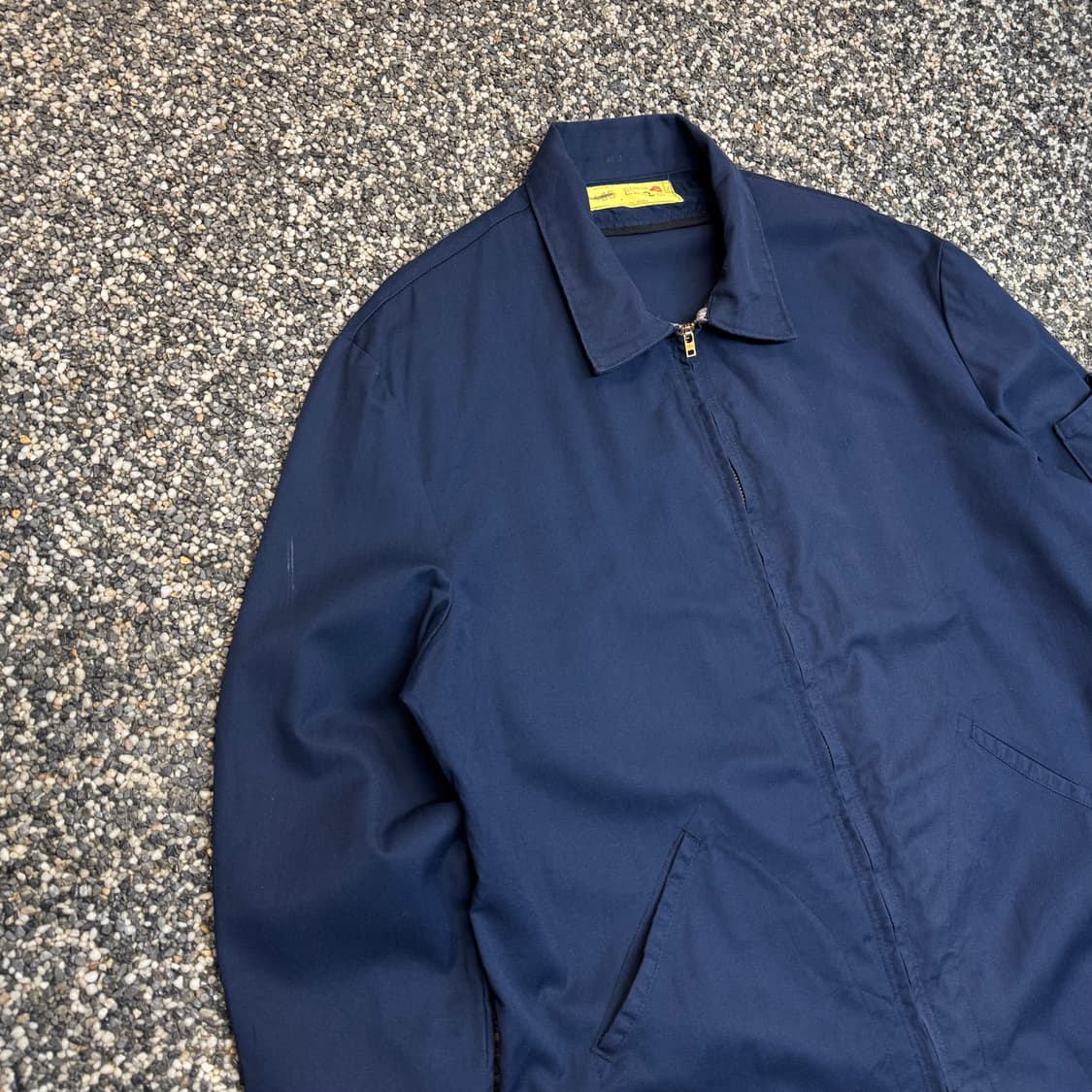 80s 레드캡 Red Kap 네이비 워크 자켓 made in USA  상품이미지3