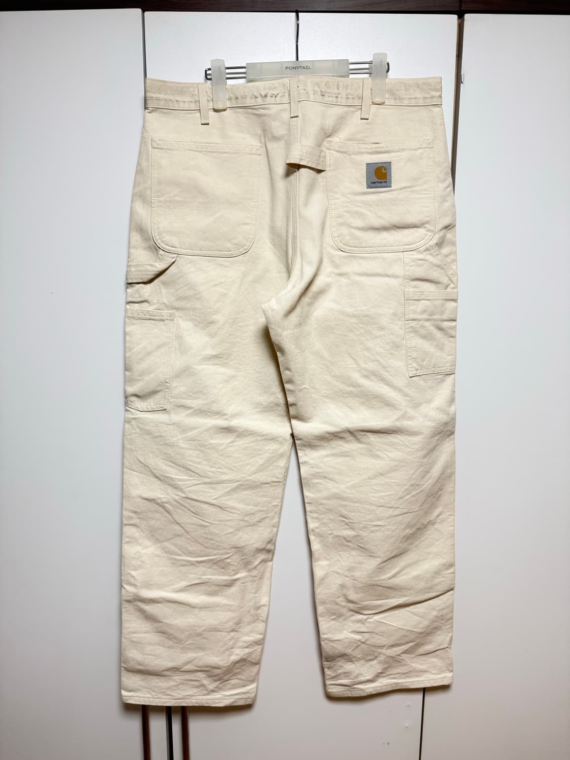 00s 빈티지 칼하트 카펜터팬츠 네츄럴 (34x30) 상품이미지2