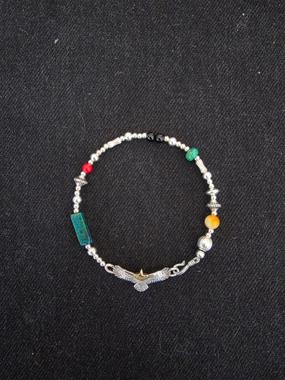 3Cross silver egle Navaho totem bracelet 상품이미지1