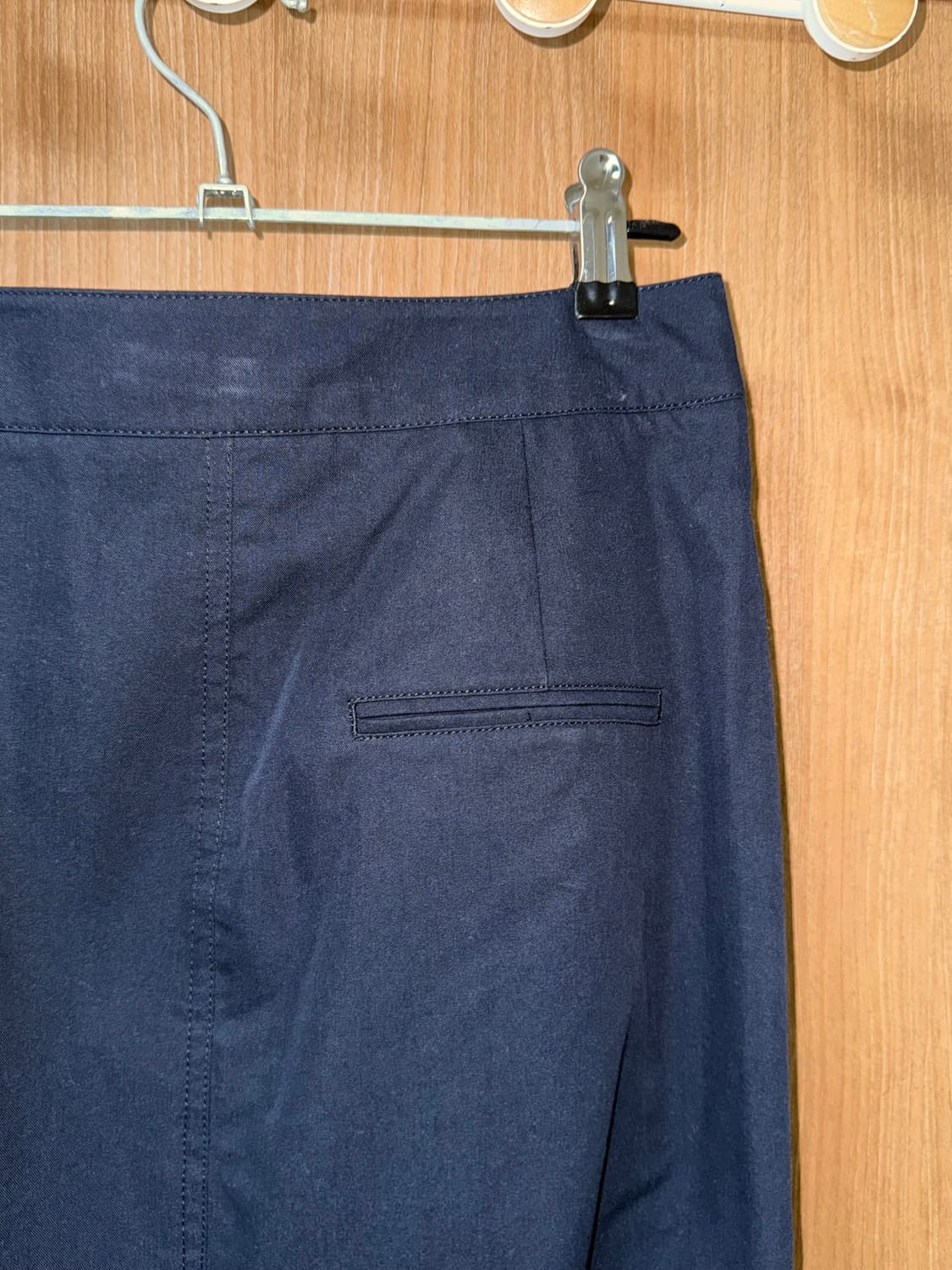 네이비 H라인 치마 상품이미지3