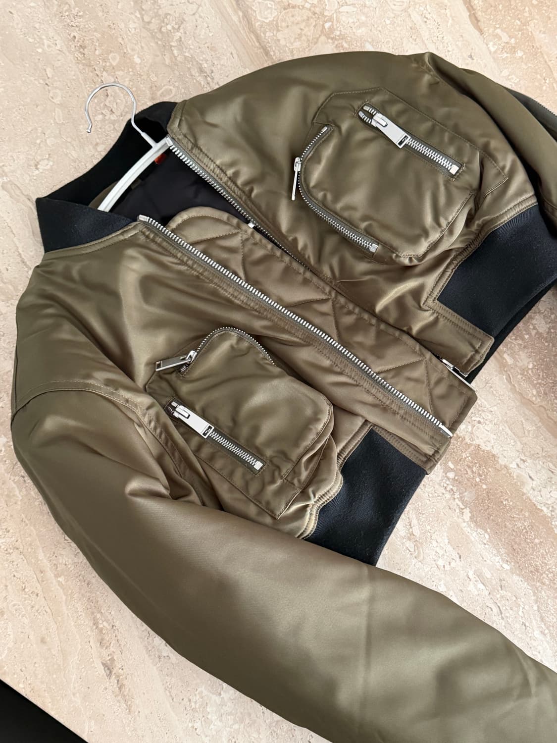 헤론프레스톤 여성 크롭 봄버 xs 상품이미지3