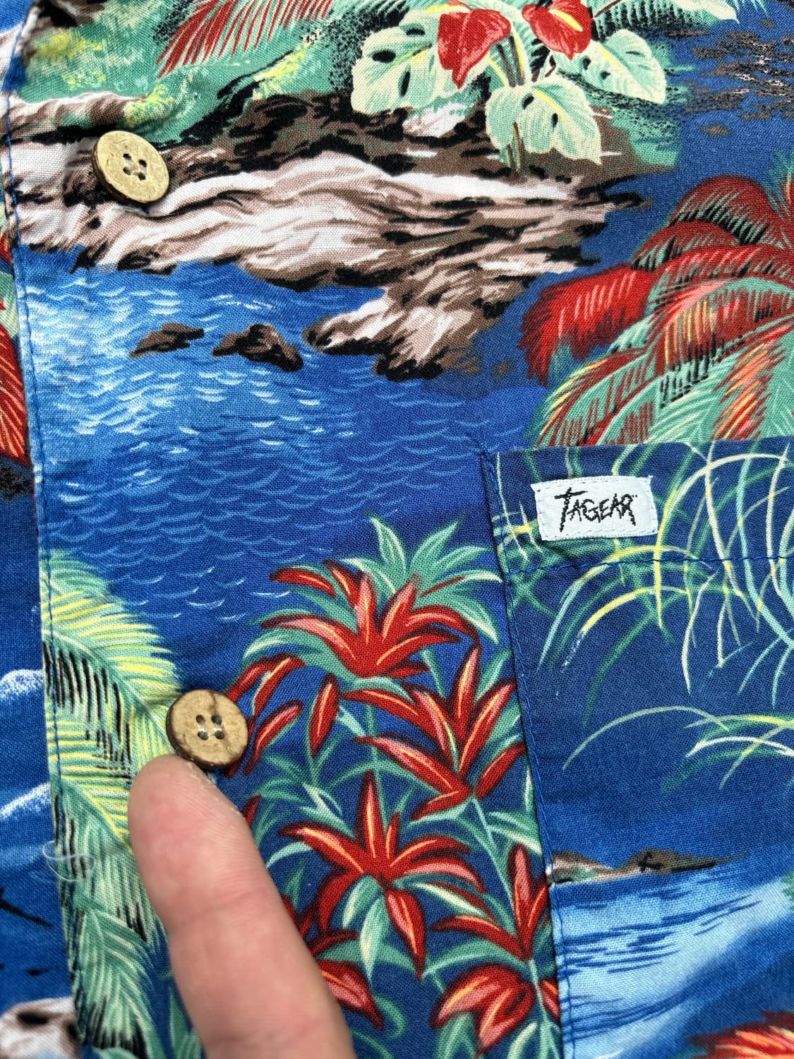 Tagear 레이온 하와이안 셔츠 상품이미지6