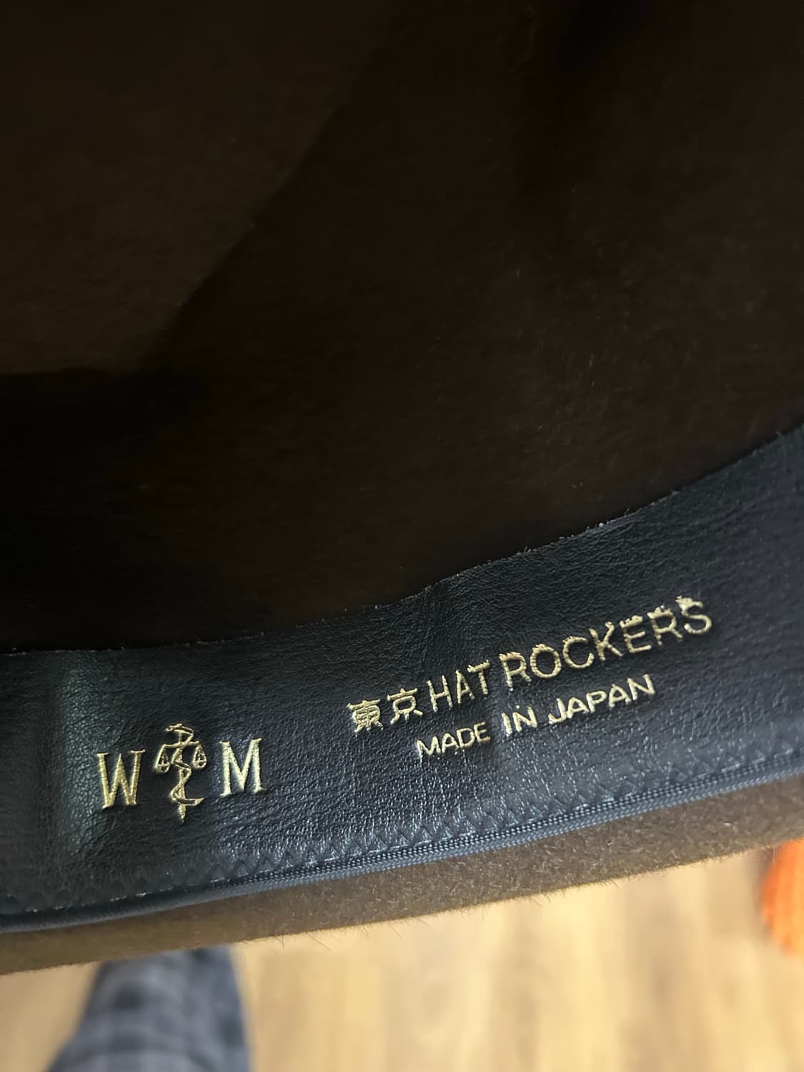 [M/58] 와코마리아 바스키아 레빗퍼 페도라 상품이미지3