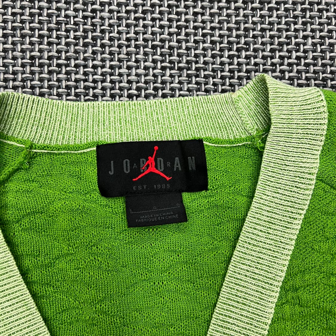 나이키 조던X유니온X베피스 옐로우그린 가디건 상품이미지2
