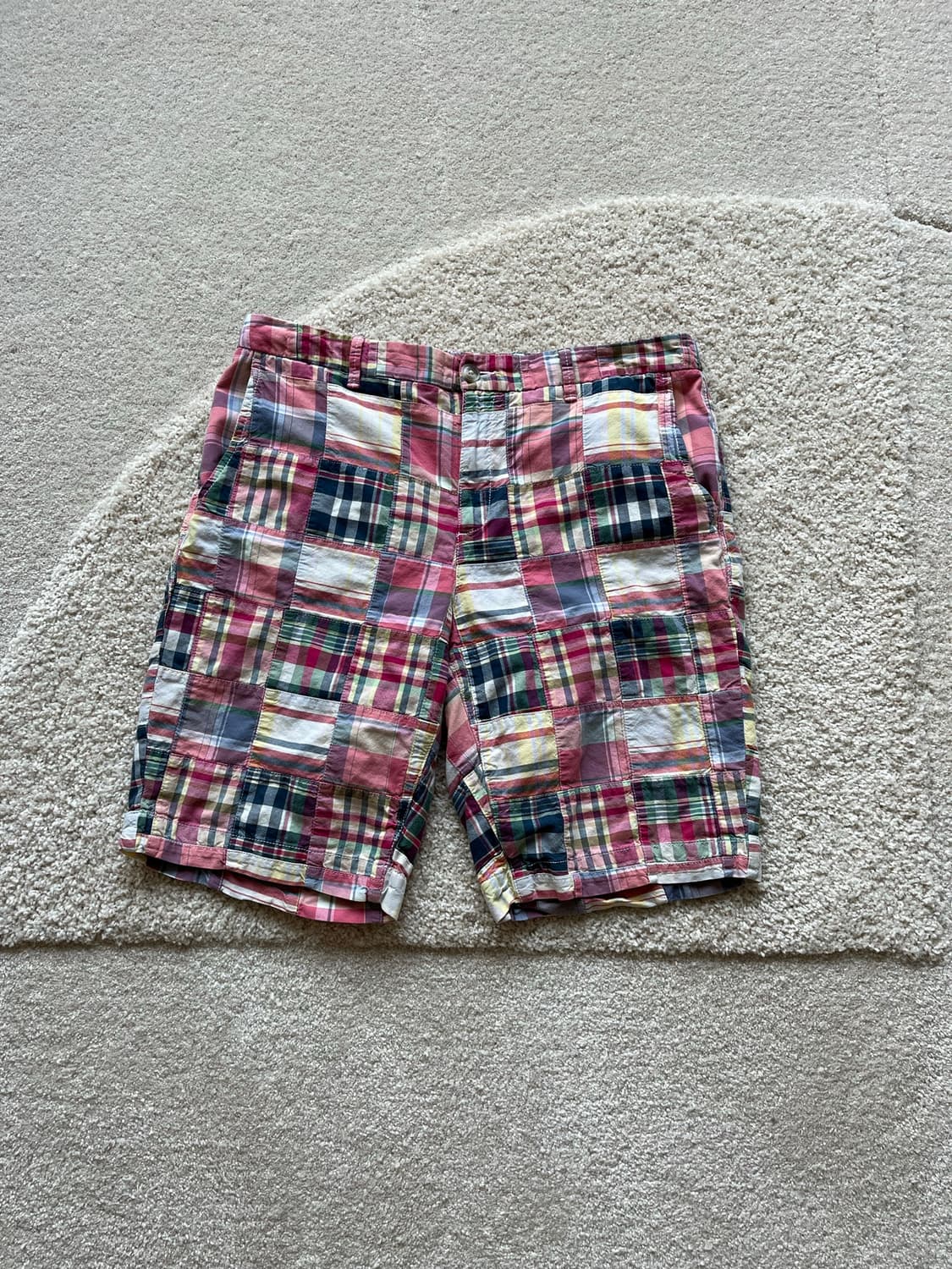 L.L.Bean 마드라스 패치워크 쇼츠 (32-33) 상품이미지2