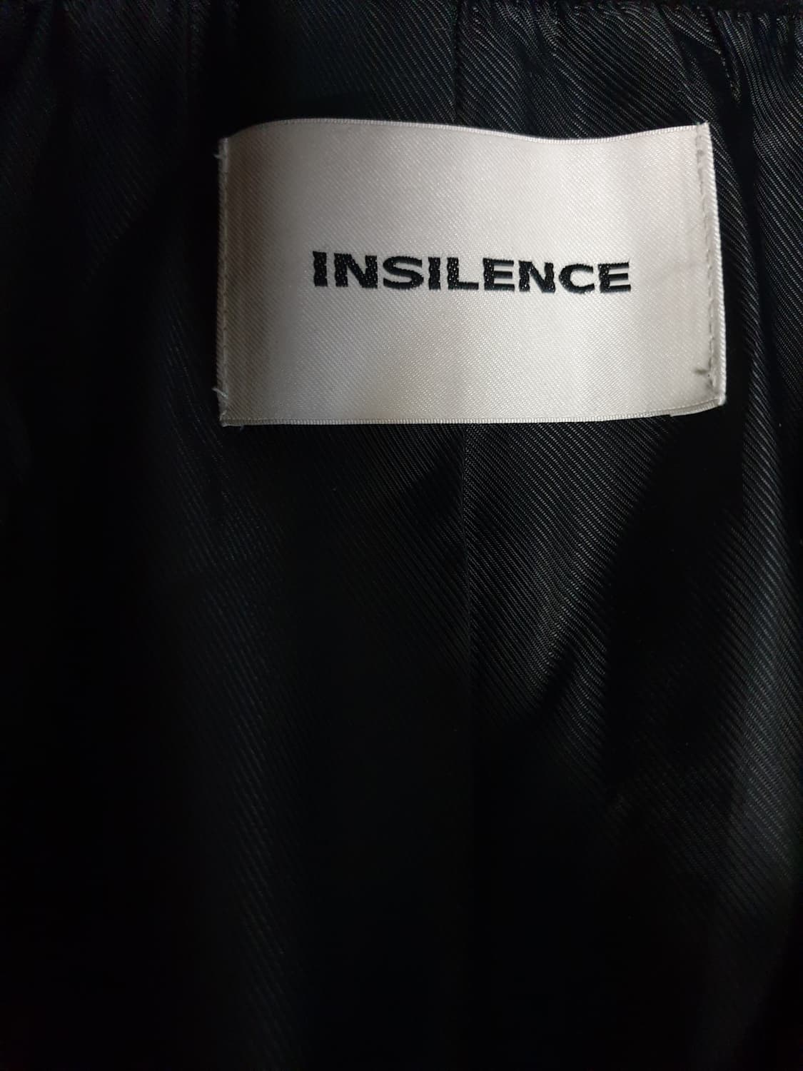 인사일런스 우먼 더블 브레스티드 캐시미어 피티드 코트 블랙 (M) 상품이미지5