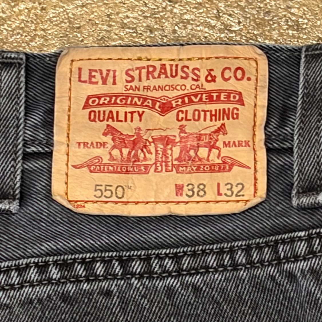 00s 미국 빈티지 리바이스 550 블랙진 청바지 상품이미지9