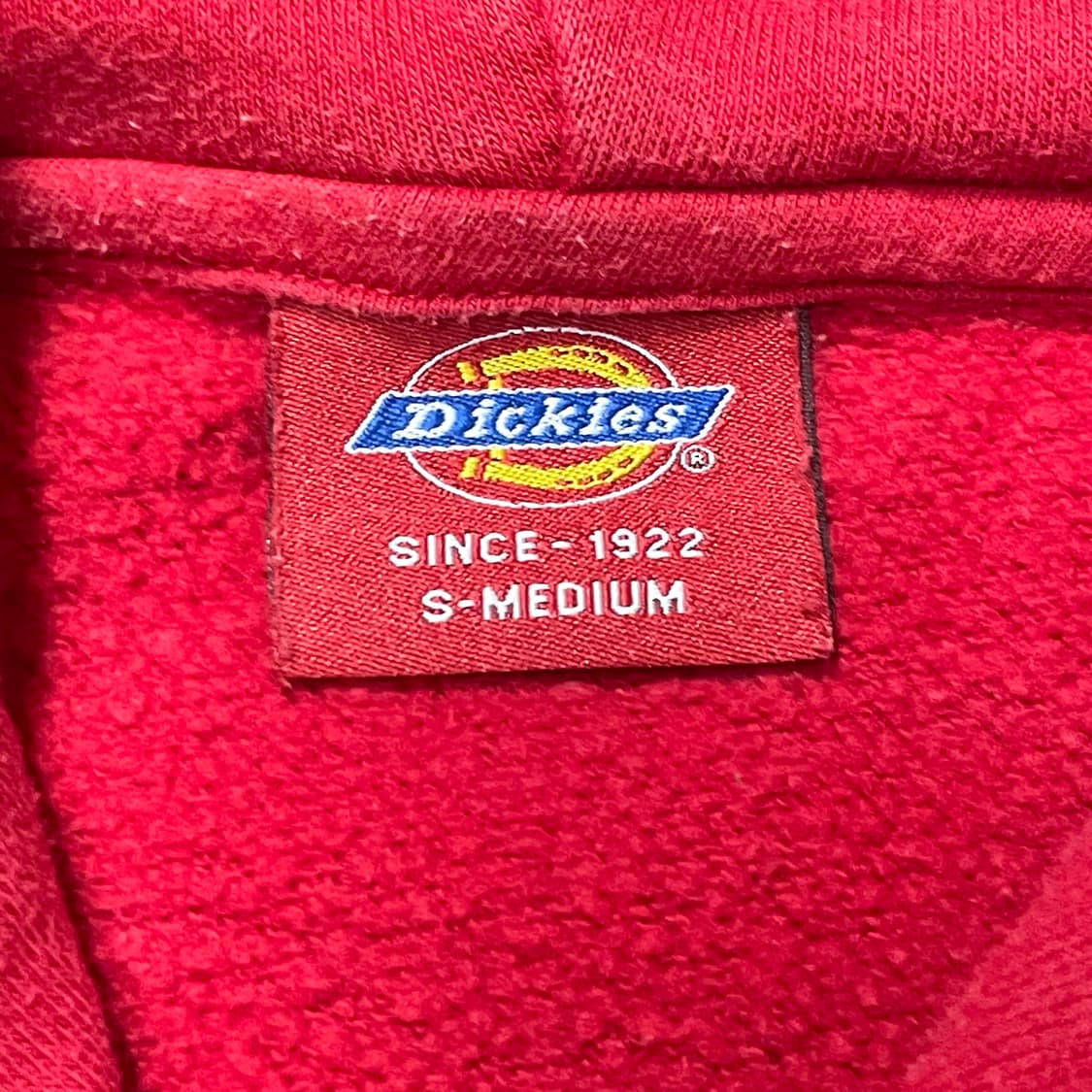 디키즈 DICKIES 레드 후드티셔츠 남성S 상품이미지5