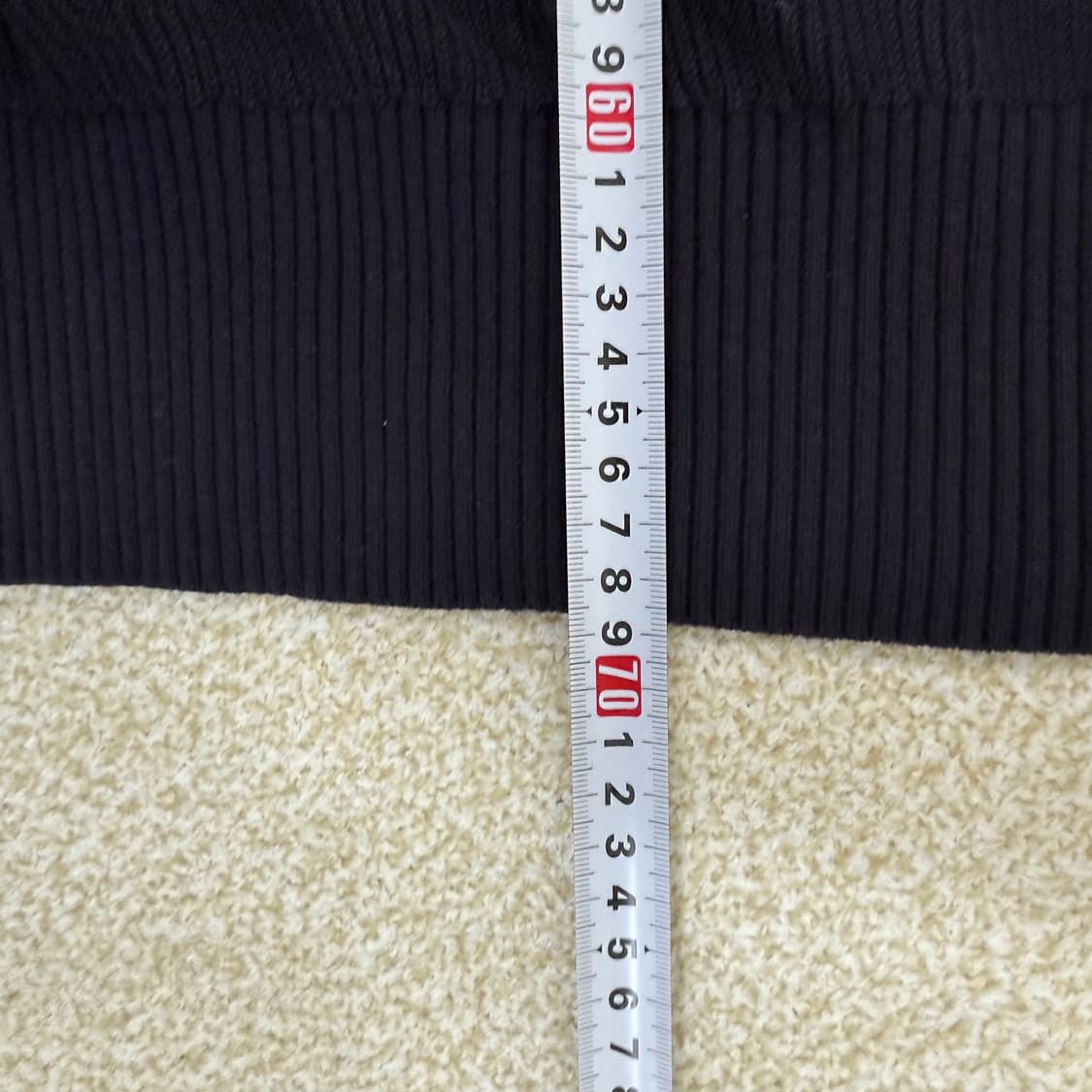 [44] 엘무드 네이비 브이넥 니트 0105T1 상품이미지5