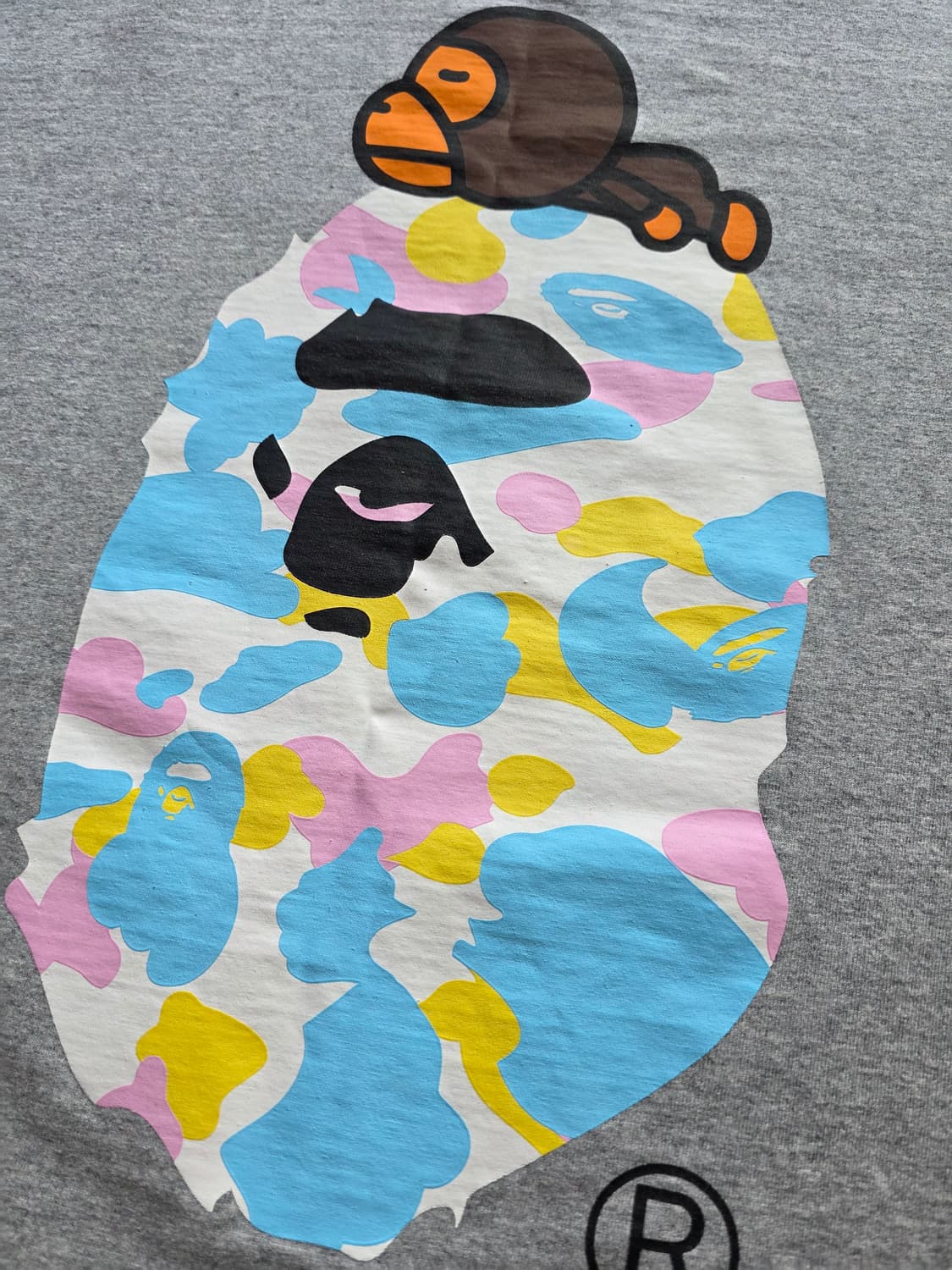 [새상품급,xl]베이프 뉴 멀티 카모 에이프 반팔 상품이미지2