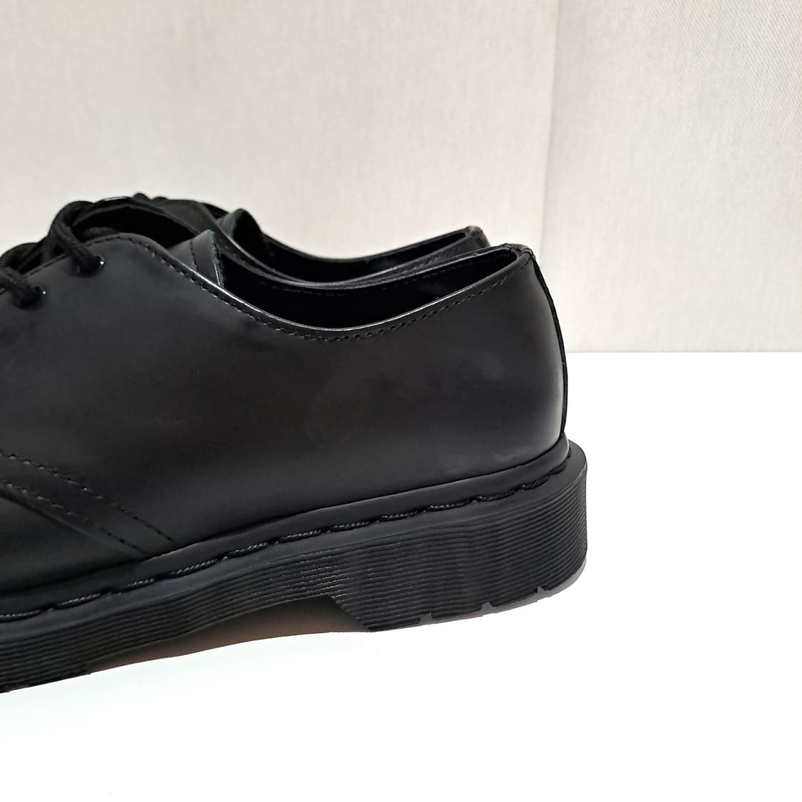 (택포) 닥터마틴 모노 14345 3홀 더비슈즈 블랙 UK7 B798 상품이미지5