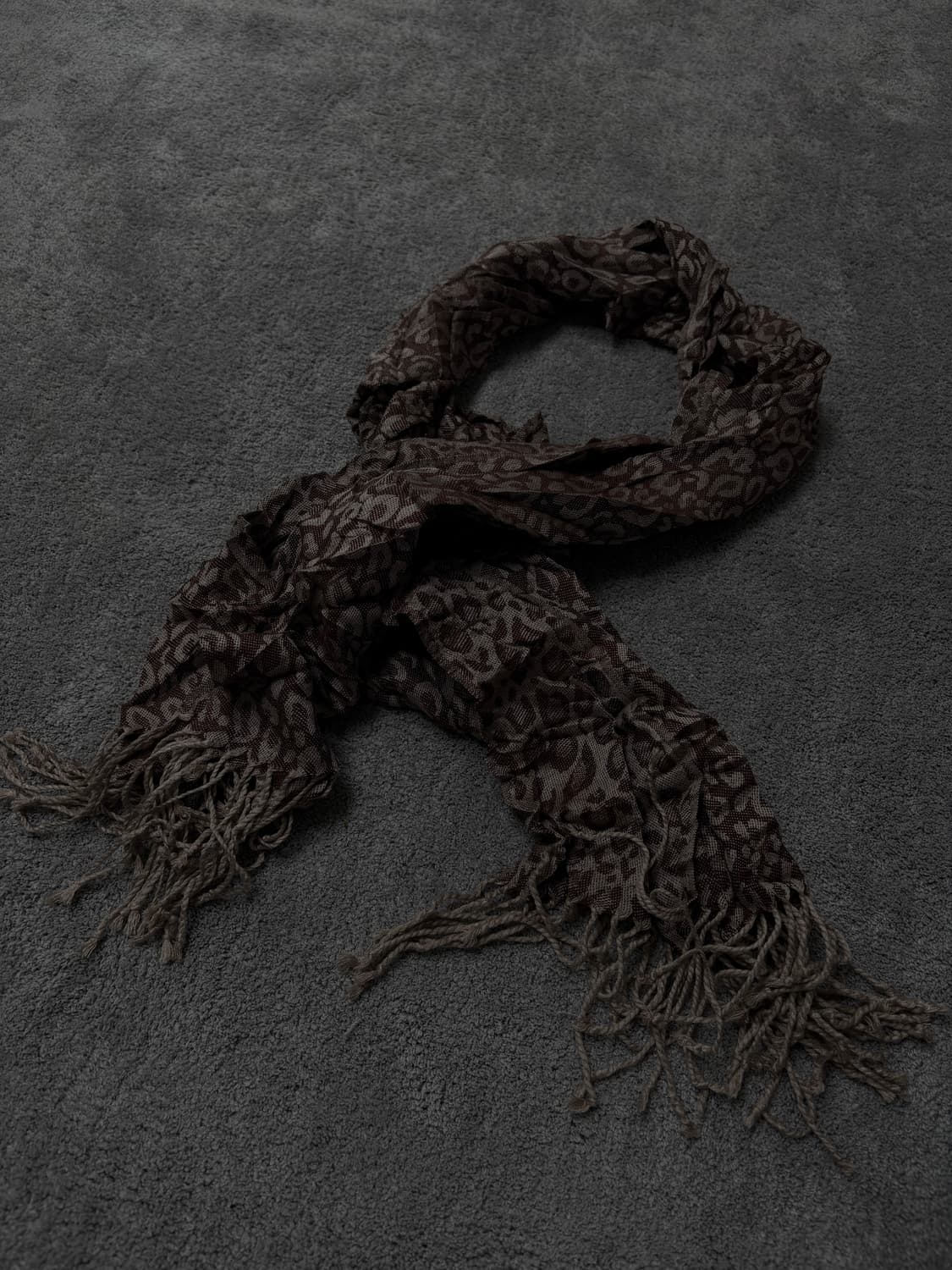 Vintage punk grunge mood leopard scarf 상품이미지2