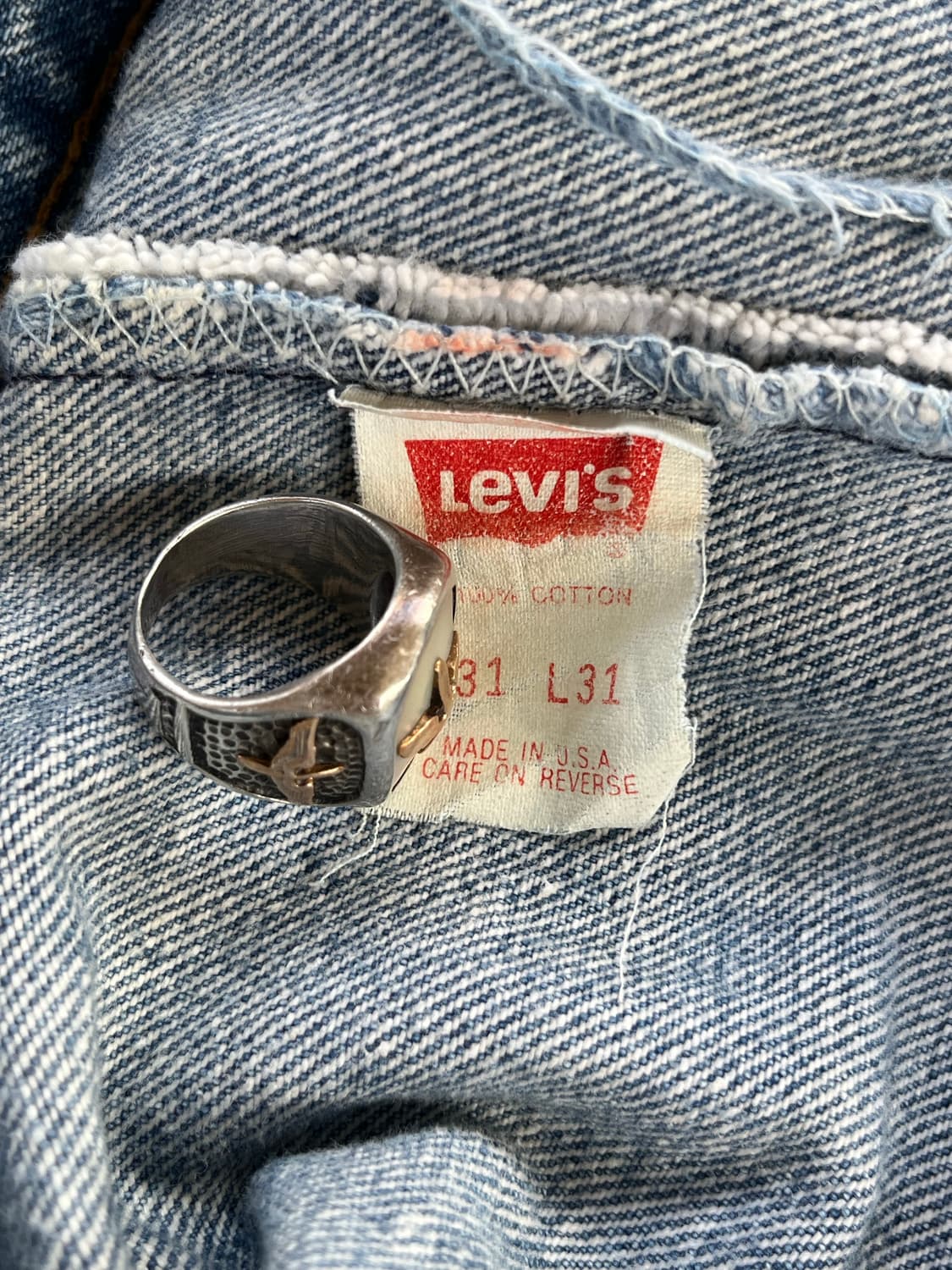 90s USA 빈티지 리바이스 501 데님 팬츠 상품이미지9