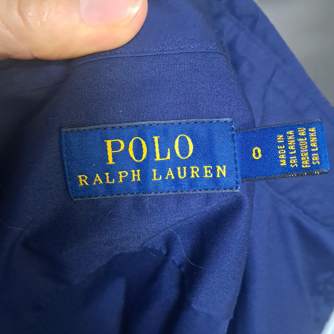 (거의새제품)폴로 랄프로렌 네이비 셔츠 0사이즈(44사이즈) 상품이미지6